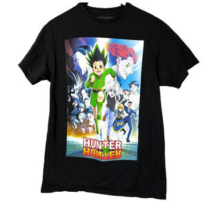 Hunter X Hunter T Shirt Men Medium Unisex Black Anime Comic Manga TV Show Promo